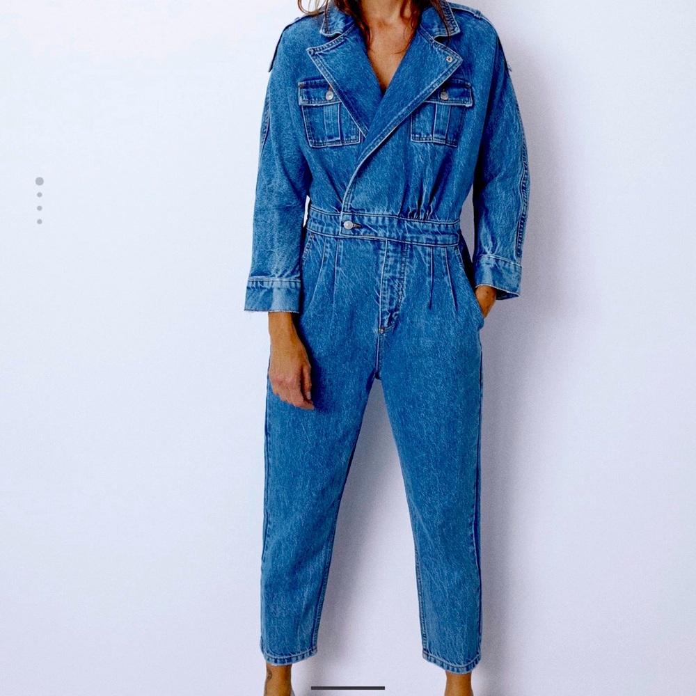 Zara 80s Jumpsuit NWT S